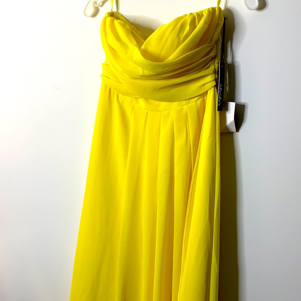 NWT!! Gorgeous yellow prom dress 🌟NEVER WORN!!! ✨